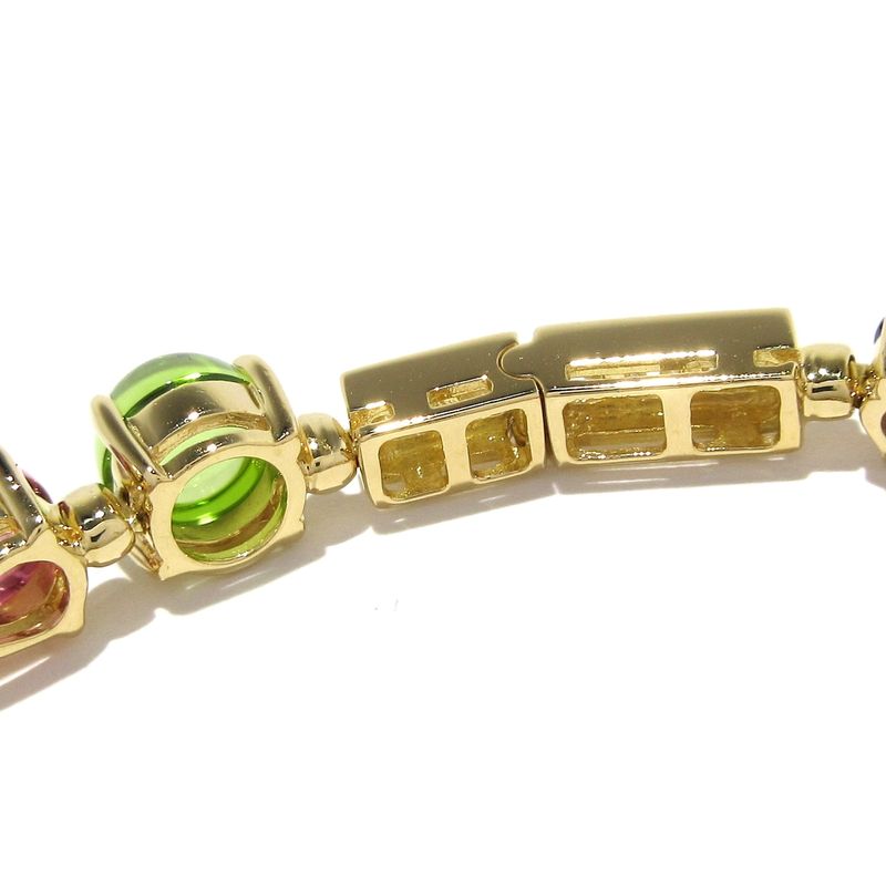 Bvlgari Bracelet Allegra Br852142 18K Yellow Gold×diamond×multi