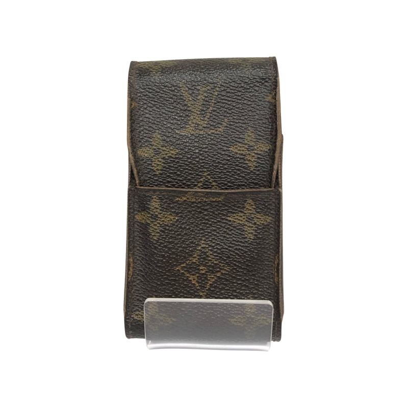 Louis Vuitton Unisex Monogram Cigarette Case Etui Cigarette M63024 Brown