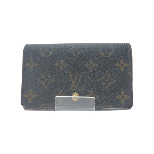 Louis Vuitton Women's Bifold Wallet Monogram Porte Monet Bier Tresor M61730