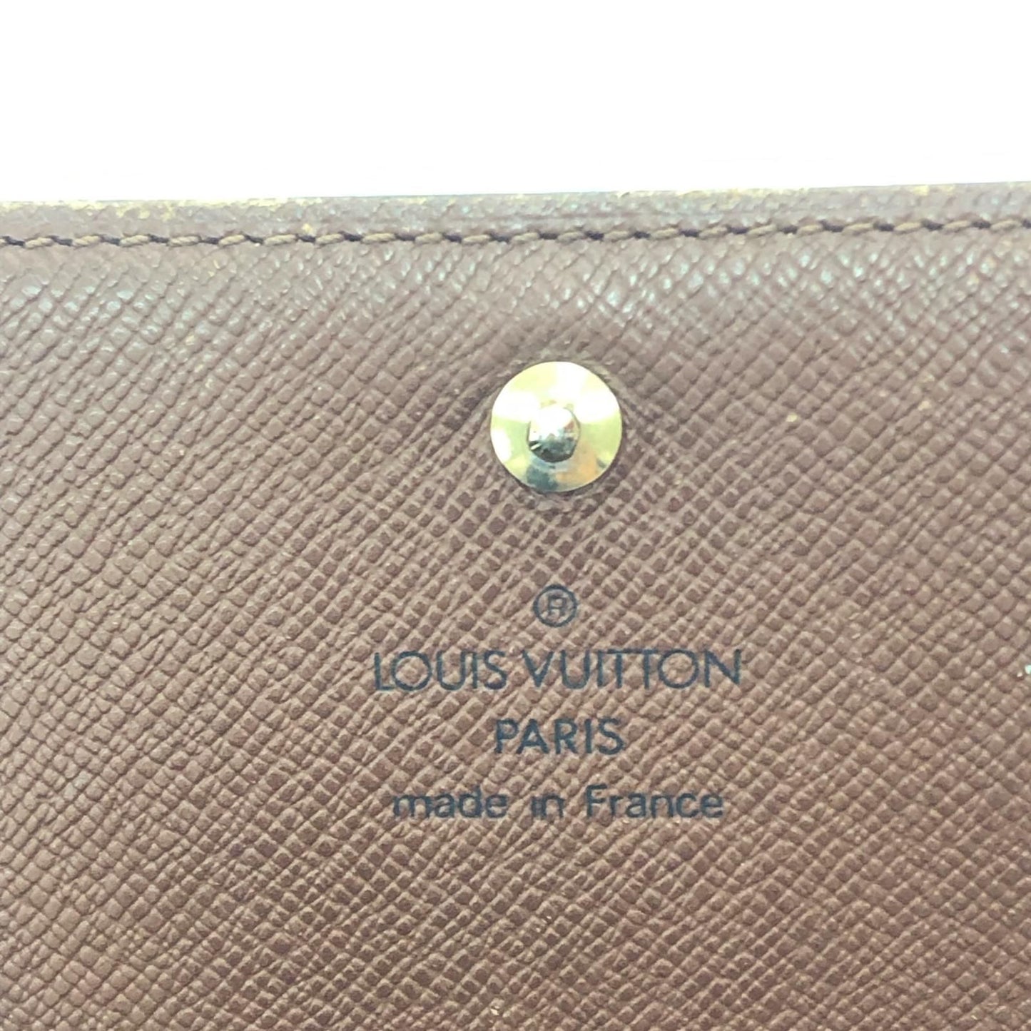 Louis Vuitton Women's Bifold Wallet Monogram Porte Monet Bier Tresor M61730