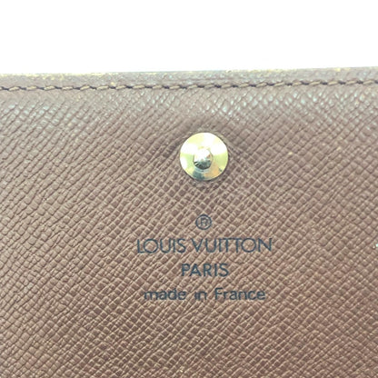 Louis Vuitton Women's Bifold Wallet Monogram Porte Monet Bier Tresor M61730