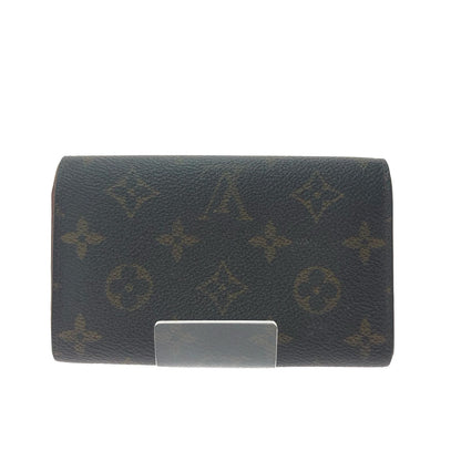 Louis Vuitton Women's Bifold Wallet Monogram Porte Monet Bier Tresor M61730