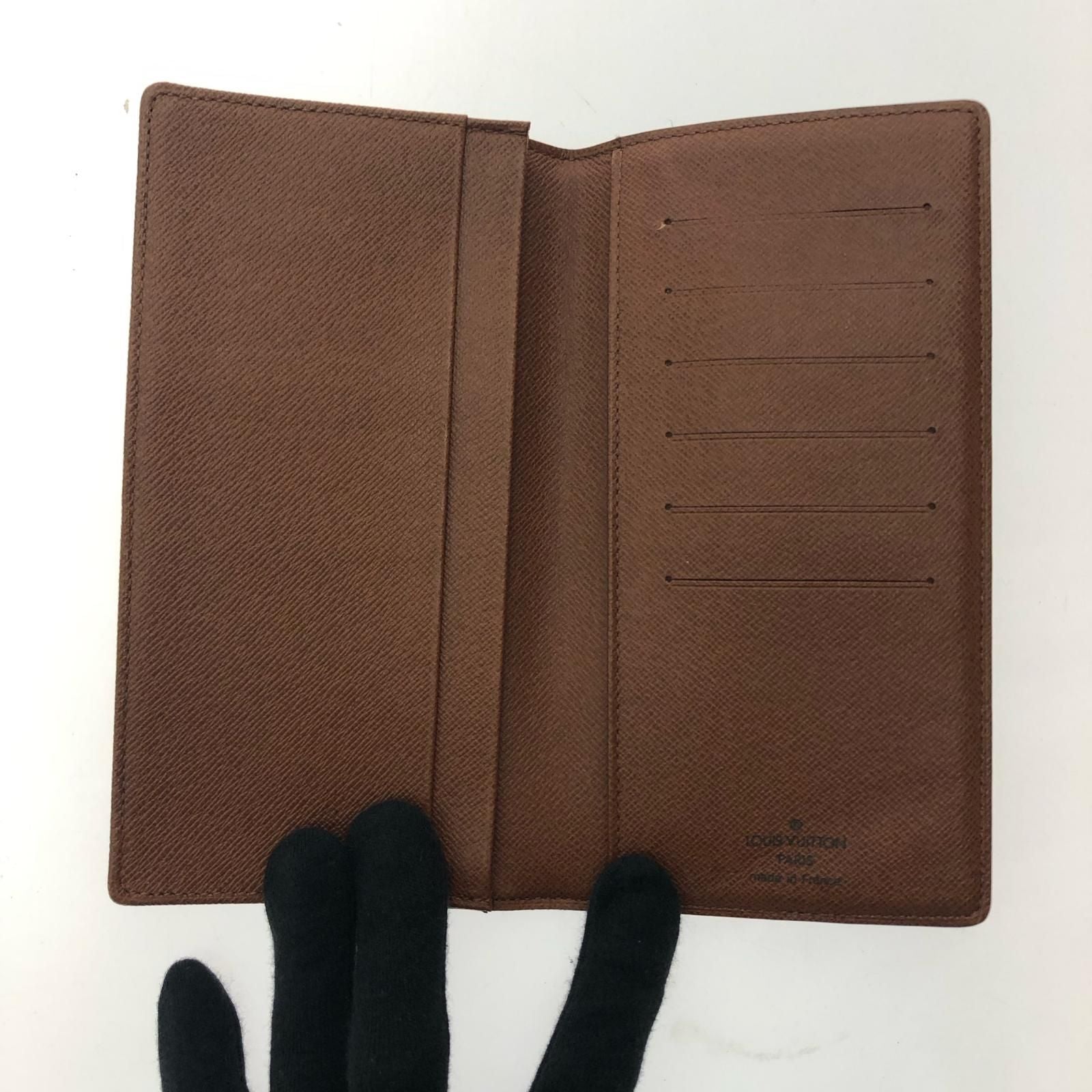 Louis Vuitton Men's Bill Holder Monogram Porto Cult Credit M60825 Brown