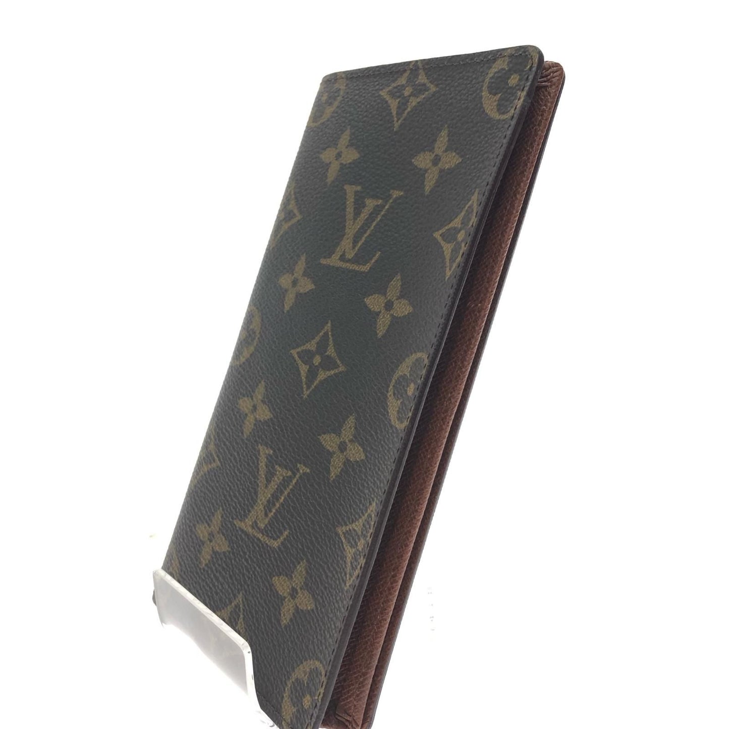 Louis Vuitton Men's Bill Holder Monogram Porto Cult Credit M60825 Brown