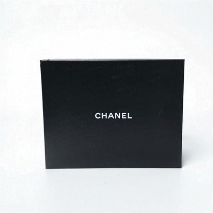 Chanel Boots Long Boots Shoes Suede Shearling Black Gold Here Mark Studs Lace Up