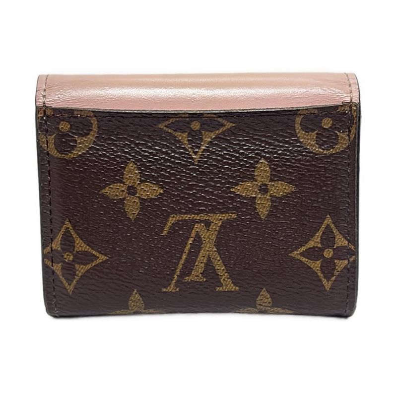Louis Vuitton Monogram Portefeuille Zoë Trifold Wallet M62933 Rose Ballerine