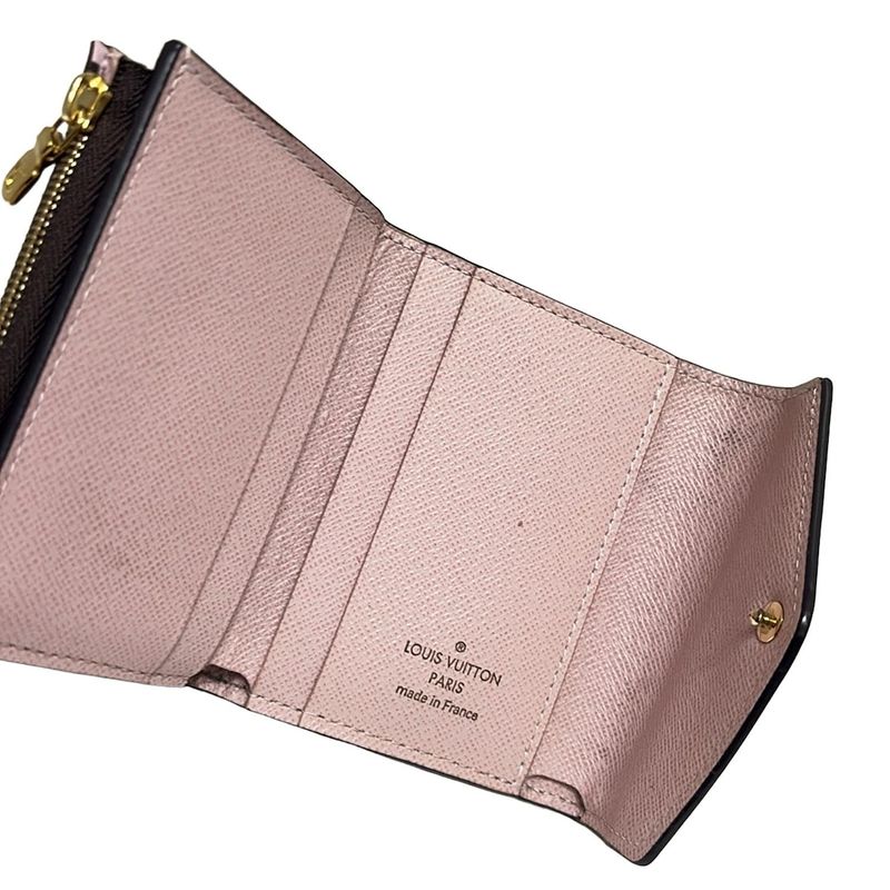 Louis Vuitton Monogram Portefeuille Zoë Trifold Wallet M62933 Rose Ballerine