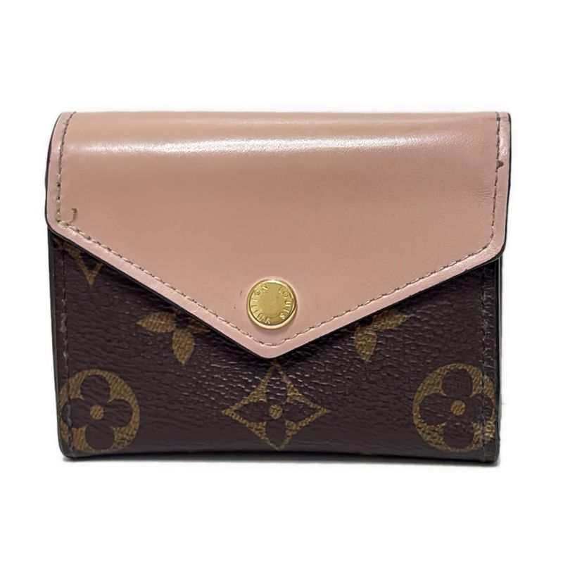 Louis Vuitton Monogram Portefeuille Zoë Trifold Wallet M62933 Rose Ballerine