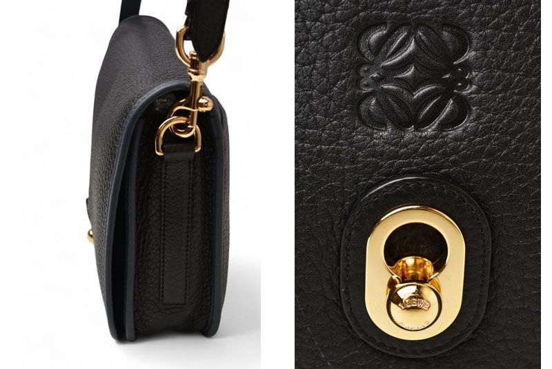 Loewe Shoulder Bag Clutch Bag Loewe INES 2way Bag Dark Navy Blue