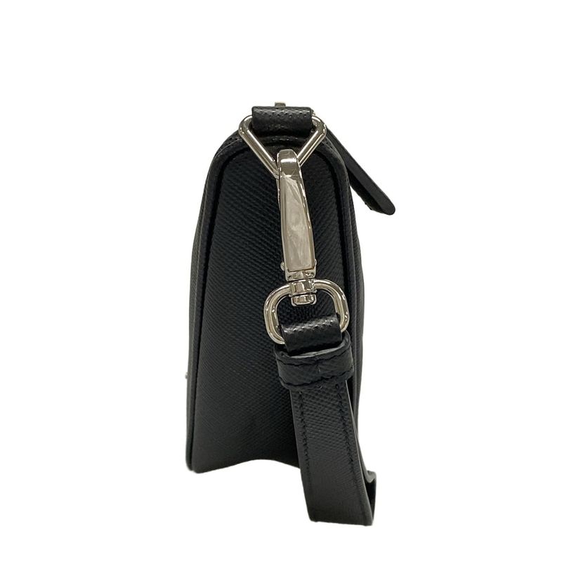 Prada Clutch Bag - 2ne054 Black Leather