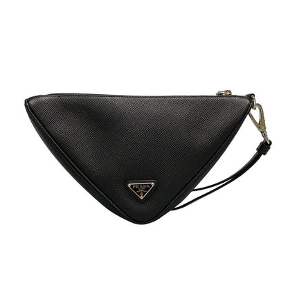 Prada Clutch Bag - 2ne054 Black Leather