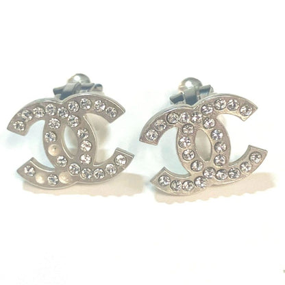 Chanel COCO Mark Rhinestone Earrings: Y3177