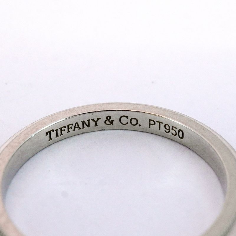 Tiffany & Co Ring Millegrain Pt950 Platinum 95 Ladies