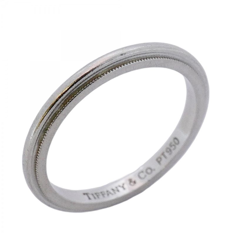 Tiffany & Co Ring Millegrain Pt950 Platinum 95 Ladies