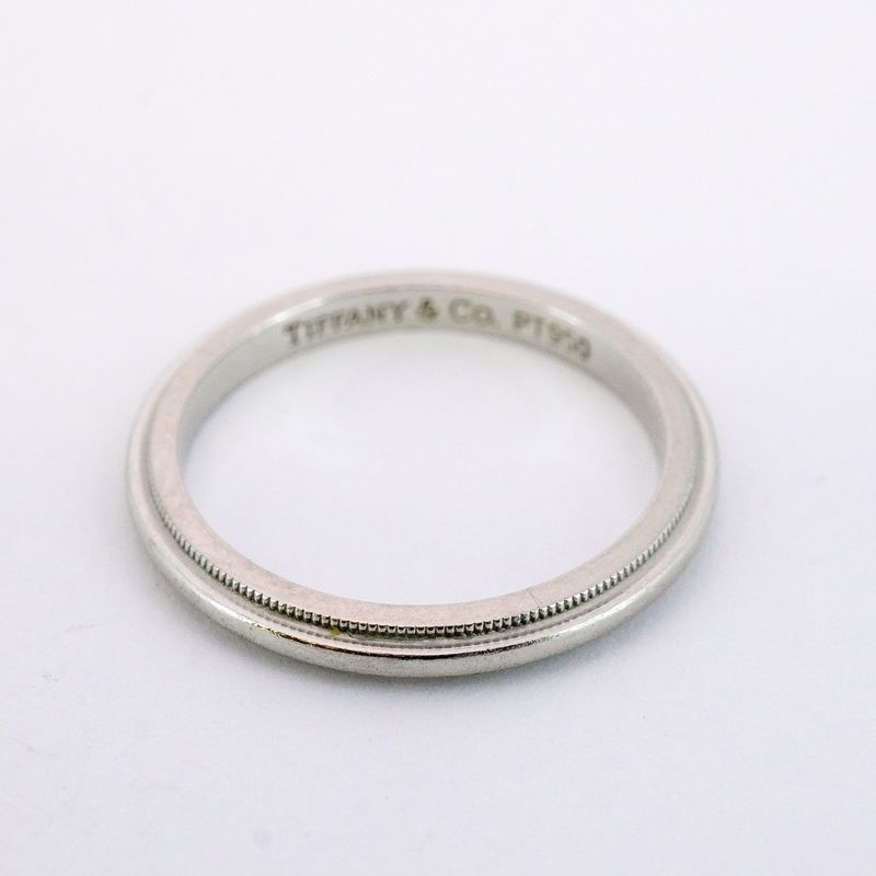 Tiffany & Co Ring Millegrain Pt950 Platinum 95 Ladies