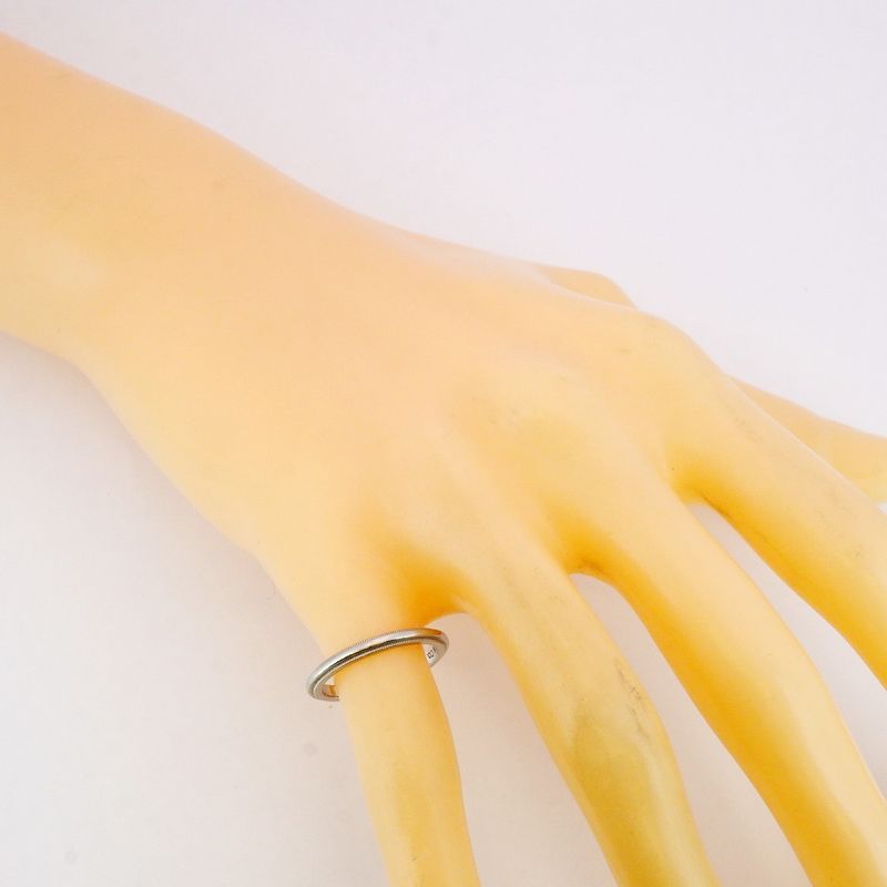 Tiffany & Co Ring Millegrain Pt950 Platinum 95 Ladies