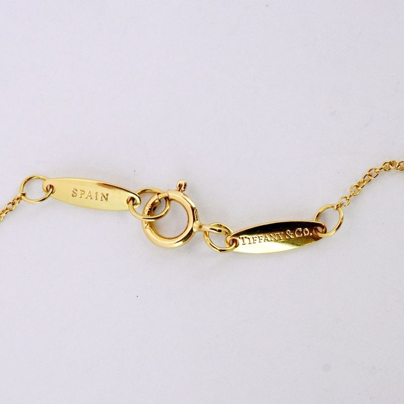 Tiffany & Co Necklace Open Heart 18K Yellow Gold Yellow Gold Ladies