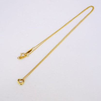 Tiffany & Co Necklace Open Heart 18K Yellow Gold Yellow Gold Ladies