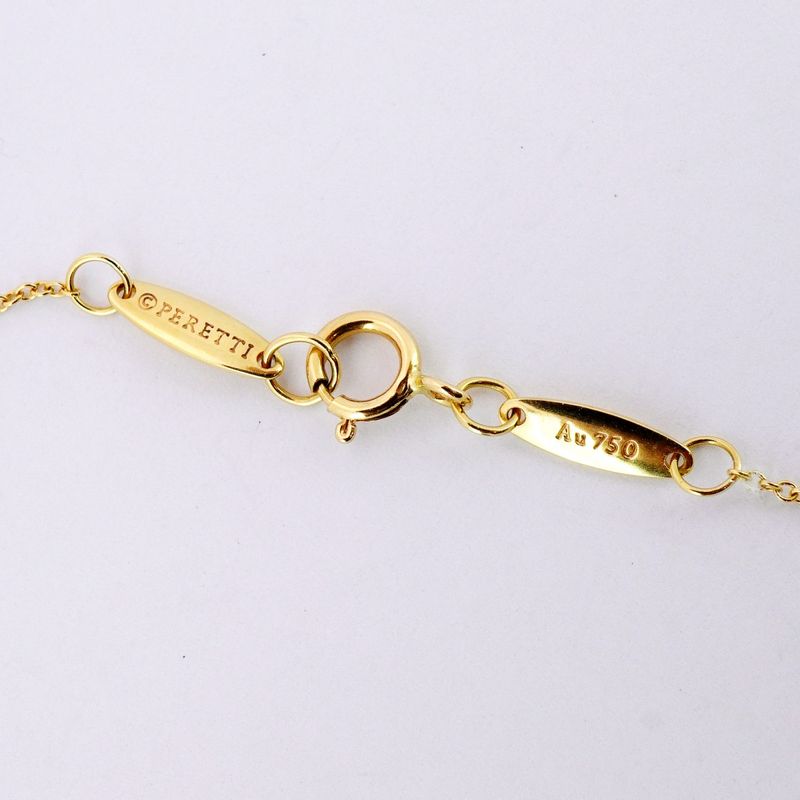 Tiffany & Co Necklace Open Heart 18K Yellow Gold Yellow Gold Ladies