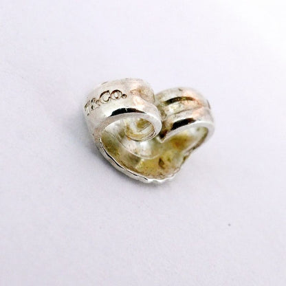 Tiffany & Co Earrings Open Heart 925 Silver Ladies