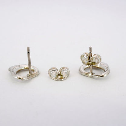 Tiffany & Co Earrings Open Heart 925 Silver Ladies