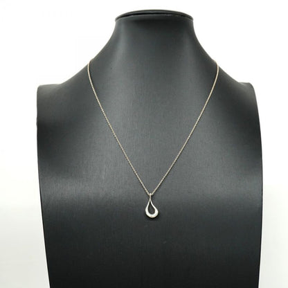 Tiffany & Co Necklace Open Teardrop Silver 925 Ladies