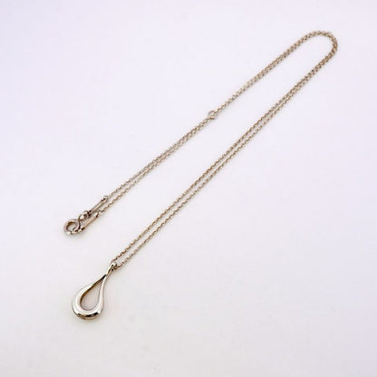 Tiffany & Co Necklace Open Teardrop Silver 925 Ladies