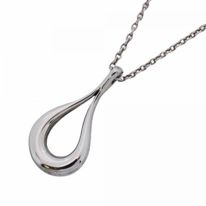 Tiffany & Co Necklace Open Teardrop Silver 925 Ladies