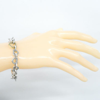 Tiffany & Co Bracelet Heart Link 18K Yellow Gold Yellow Gold Silver 925 Ladies