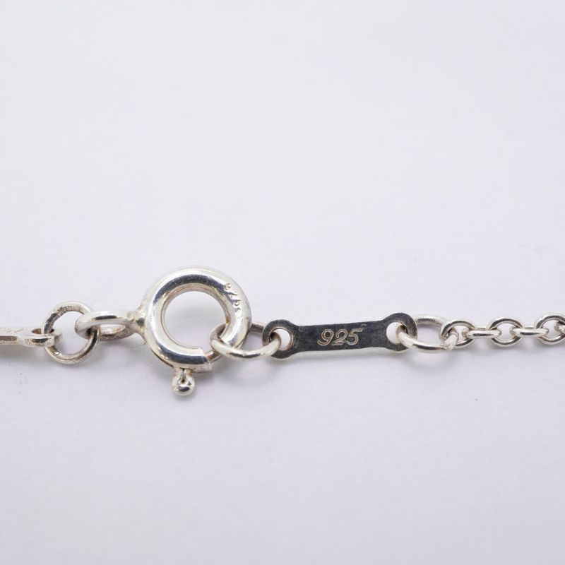 Tiffany & Co Necklace Open Heart 3P Silver 925 Ladies