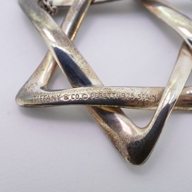 Tiffany & Co Necklace Star Of David 925 Silver Ladies