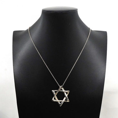 Tiffany & Co Necklace Star Of David 925 Silver Ladies