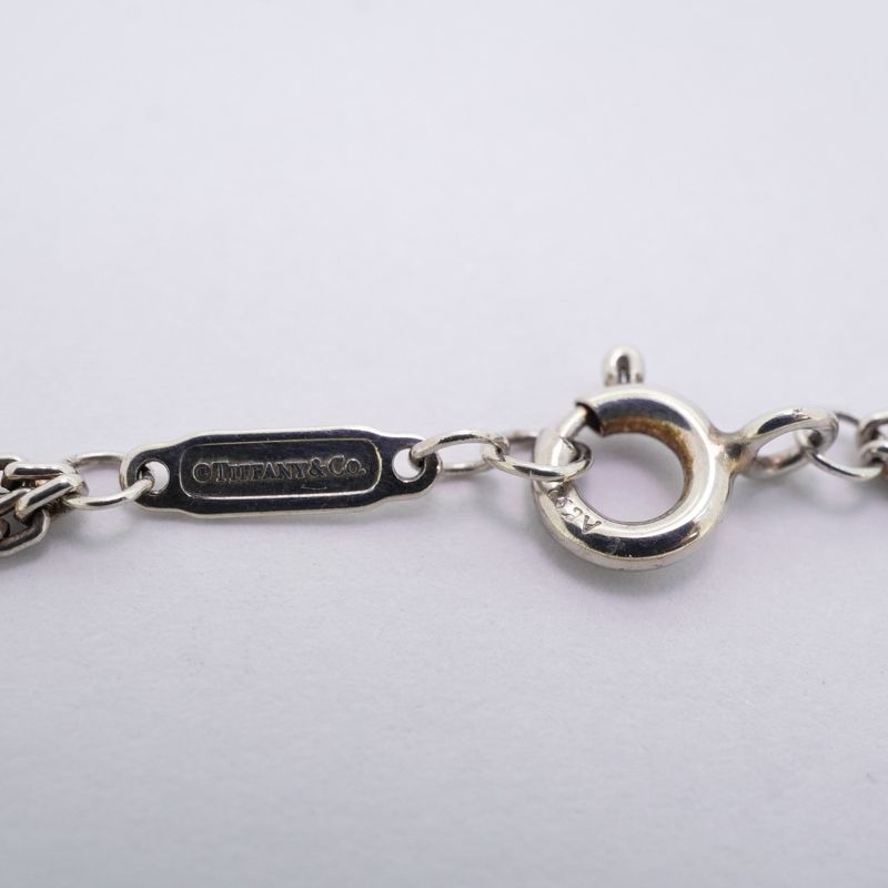Tiffany & Co Necklace Hardware/double Links 925 Silver Ladies