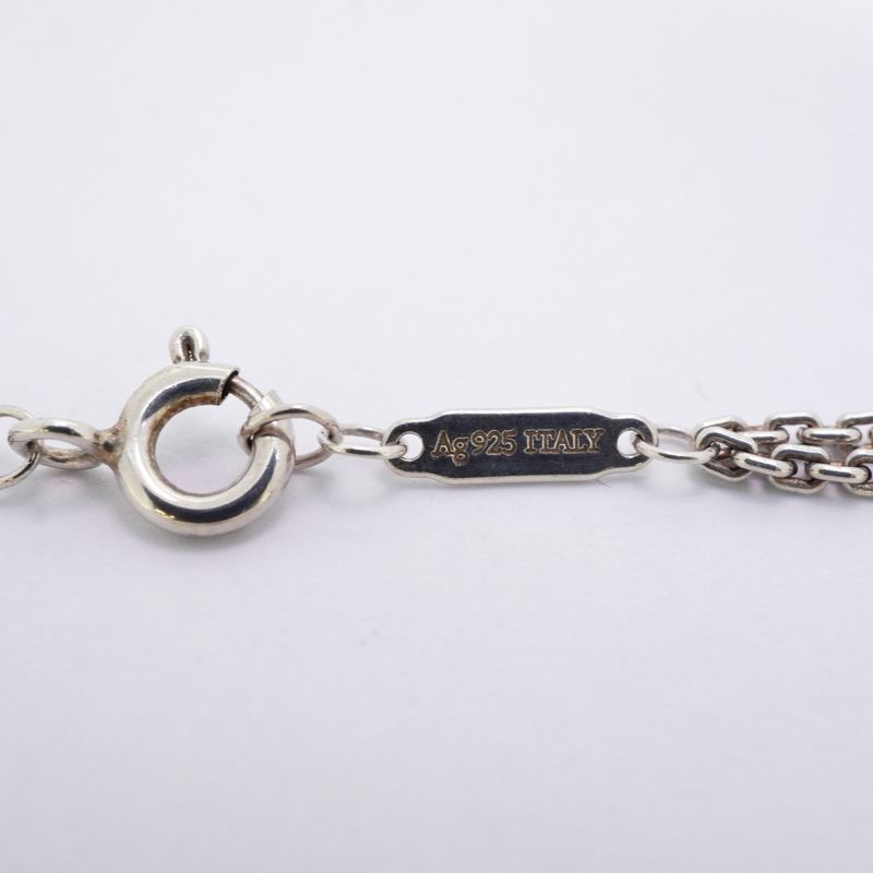 Tiffany & Co Necklace Hardware/double Links 925 Silver Ladies
