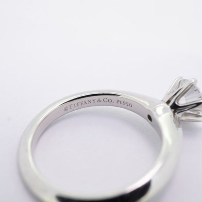 Tiffany & Co Ring Solitaire 1PD Pt950 Platinum Diamond 054ct 55 Ladies