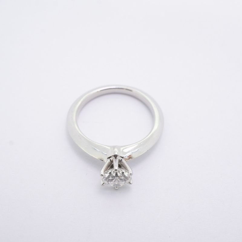 Tiffany & Co Ring Solitaire 1PD Pt950 Platinum Diamond 054ct 55 Ladies