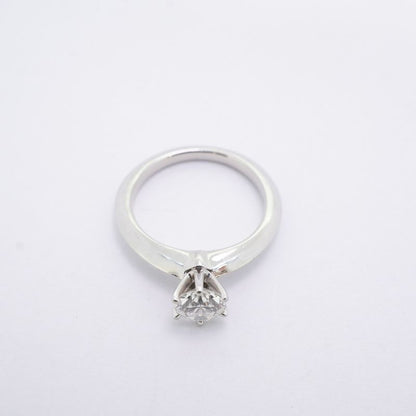 Tiffany & Co Ring Solitaire 1PD Pt950 Platinum Diamond 054ct 55 Ladies