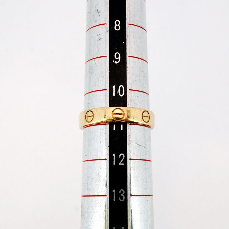Cartier Ring Mini Love 18K Yellow Gold Yellow Gold #51 Ladies