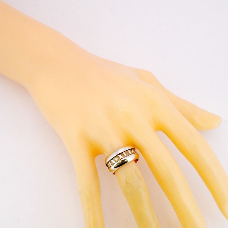 Tiffany & Co Ring Atlas 925 Silver Size 105 Ladies