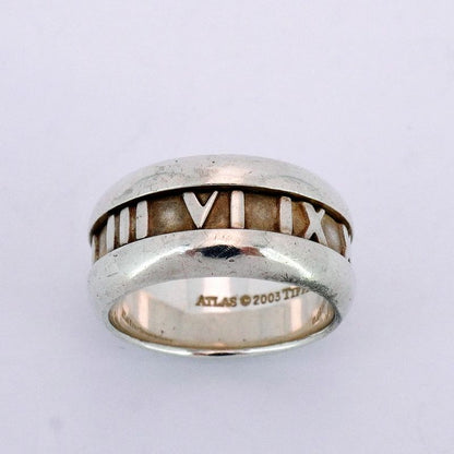 Tiffany & Co Ring Atlas 925 Silver Size 105 Ladies