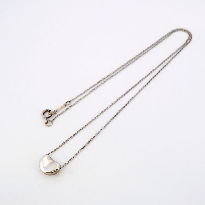 Tiffany & Co Necklace Bean 925 Silver Ladies