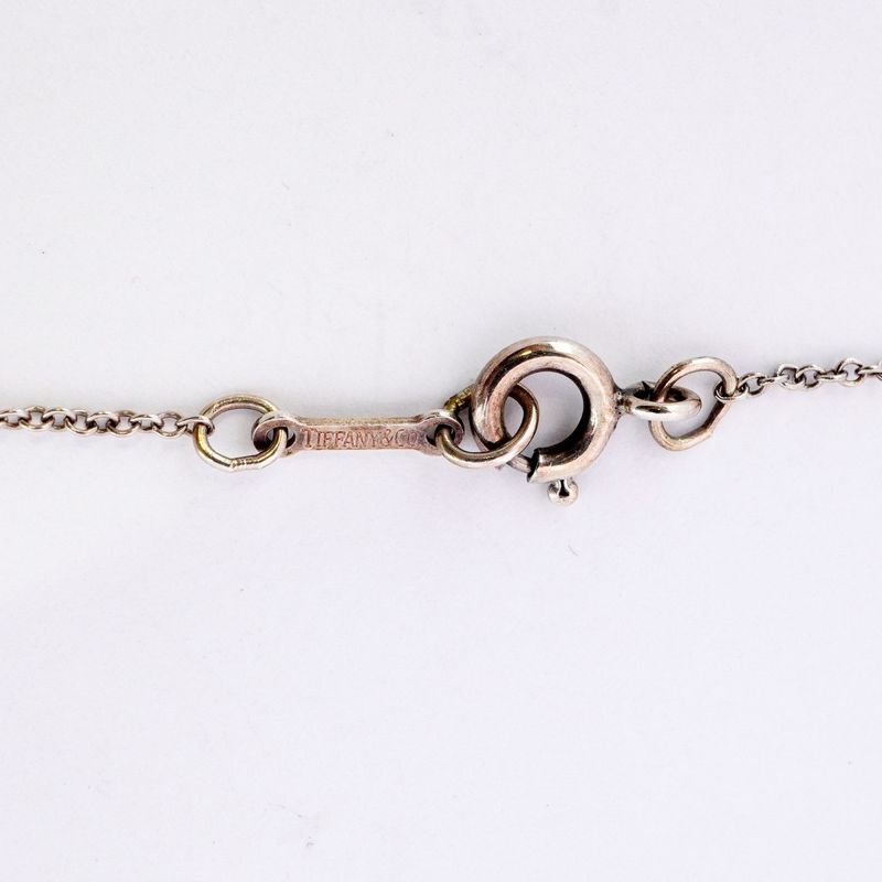 Tiffany & Co Necklace Bean 925 Silver Ladies