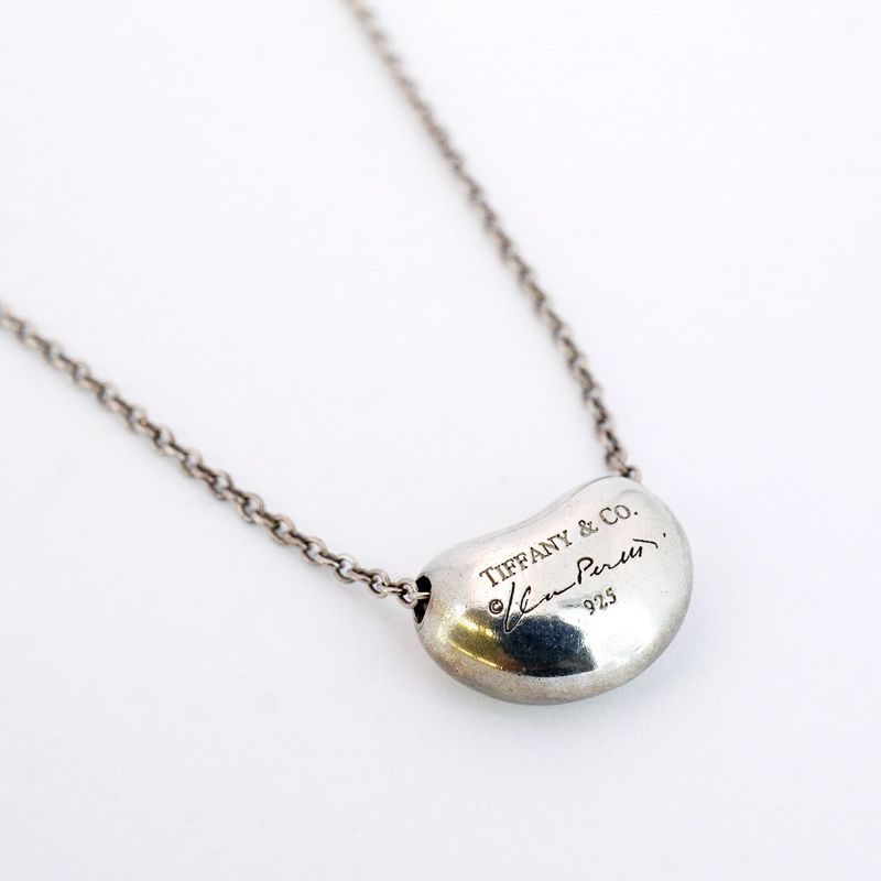 Tiffany & Co Necklace Bean 925 Silver Ladies