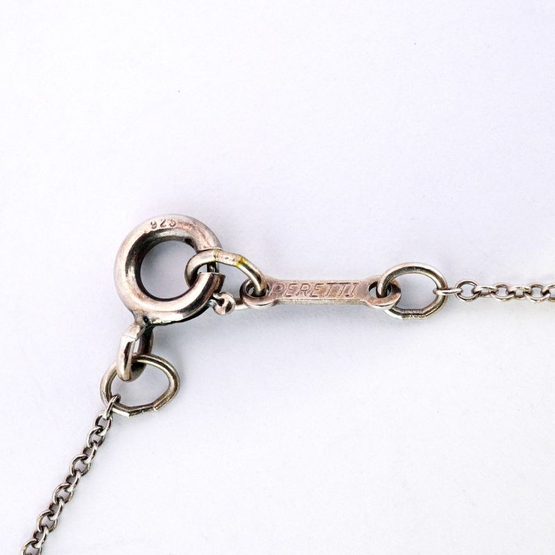 Tiffany & Co Necklace Bean 925 Silver Ladies