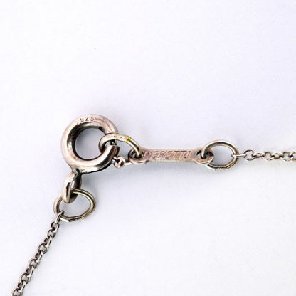 Tiffany & Co Necklace Bean 925 Silver Ladies