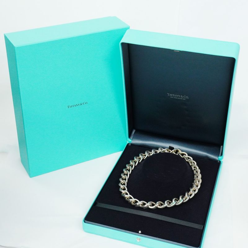 Tiffany & Co Necklace Forge/large Link Silver 925 Men's