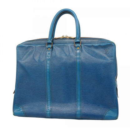 Louis Vuitton Business Bag Epi Porte Documents Voyage M54475 Toledo Blue Men's