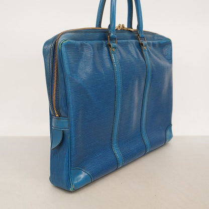 Louis Vuitton Business Bag Epi Porte Documents Voyage M54475 Toledo Blue Men's