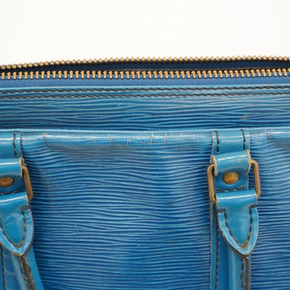 Louis Vuitton Business Bag Epi Porte Documents Voyage M54475 Toledo Blue Men's