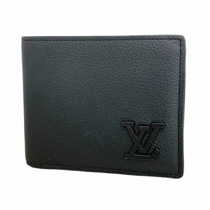 Louis Vuitton Wallet Aerogram Portefeuille Marco M81742 Noir Black Men's
